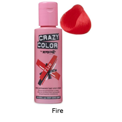 Crazy Color - Fire Coloration semi permanente - Rouge